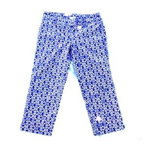 Ann Taylor LOFT Marisa patterned cropped pant